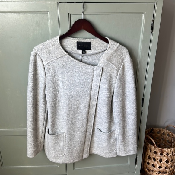 Banana Republic Jackets & Blazers - Lightweight Wool Moto Jacket